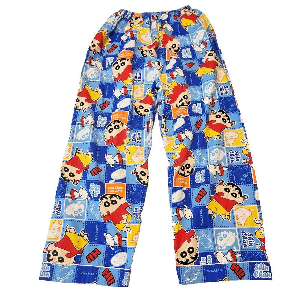 Crayon Shin-chan Japanese Magna Lounge Chino Pants Elastic Waist Unisex 20/30x20